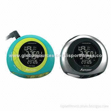 FM radio pedometer